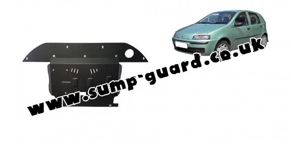 Steel sump guard for Fiat Punto