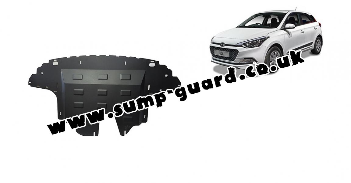 Steel sump guard for Hyundai i20