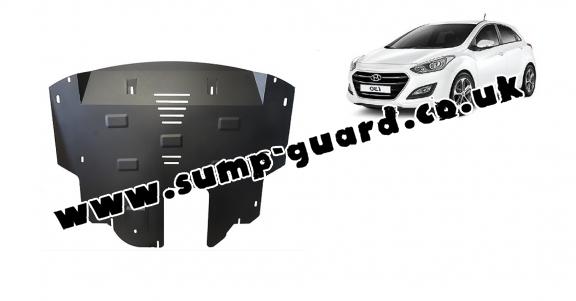 Steel sump guard for Hyundai I30