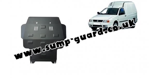 Steel sump guard for Volkswagen Caddy