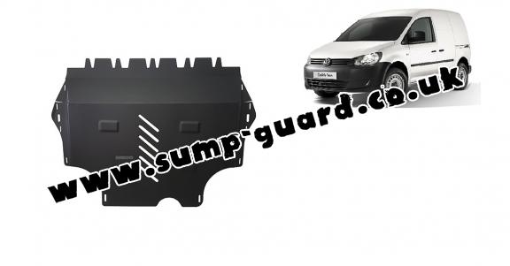 Steel sump guard for VW Caddy