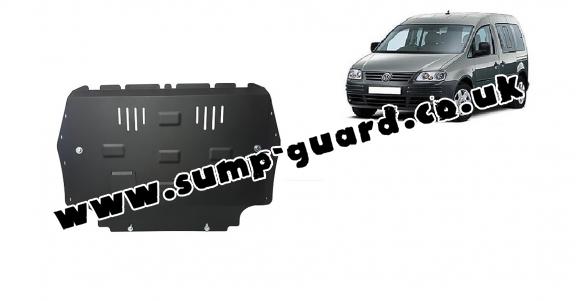 Steel sump guard for VW Caddy