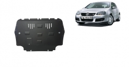 Steel sump guard for Vw golf mk5