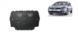 Steel sump guard for VW Golf 6