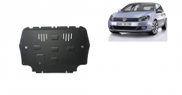 Steel sump guard for VW Golf 6