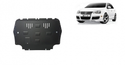 Steel sump guard for VW Jetta