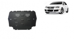 Steel sump guard for VW Jetta