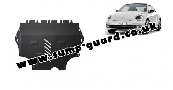 Steel sump guard for Volkswagen New Beetle