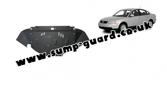 Steel sump guard for VW Passat B5