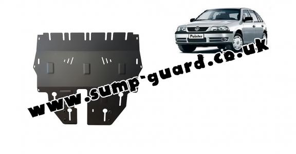 Steel sump guard for Volkswagen Pointer