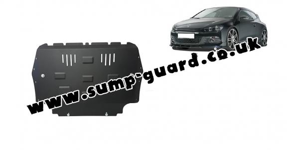 Steel sump guard for Volkswagen Scirocco