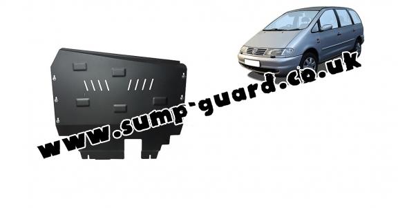 Steel sump guard for Volkswagen Sharan