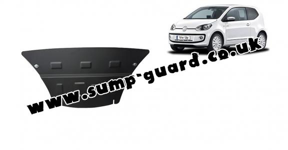 Steel sump guard for the protection of the engine and the gearbox for VW Up