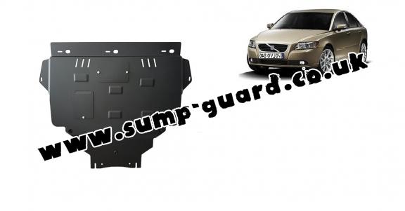 Steel sump guard for Volvo S40