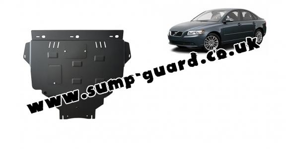 Steel sump guard for Volvo V50