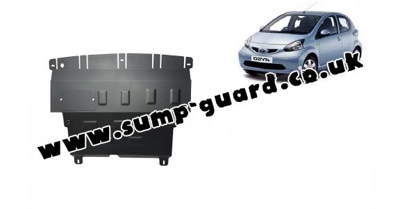 Steel sump guard for Toyota Aygo AB10