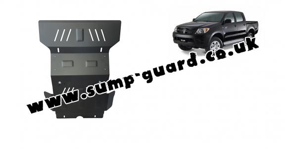 Steel sump guard for Toyota Hilux