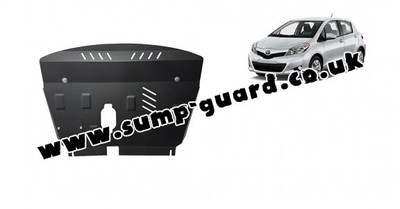 Steel sump guard for Toyota Yaris 