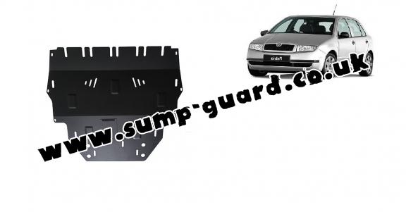 Steel sump guard for Skoda Fabia Diesel