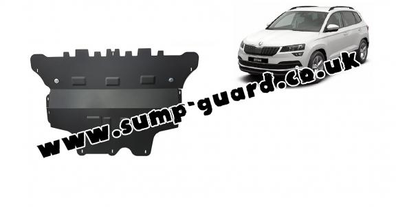 Steel sump guard for Skoda Karoq - manual gearbox