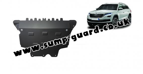 Steel sump guard for Skoda Kodiaq