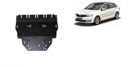 Steel sump guard for Skoda Spaceback