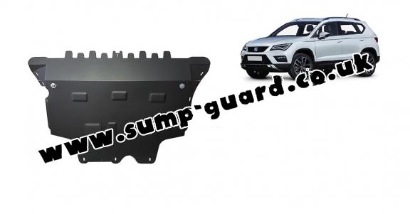 Steel sump guard for Seat Ateca