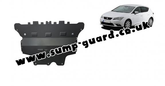 Steel sump guard for Seat Leon