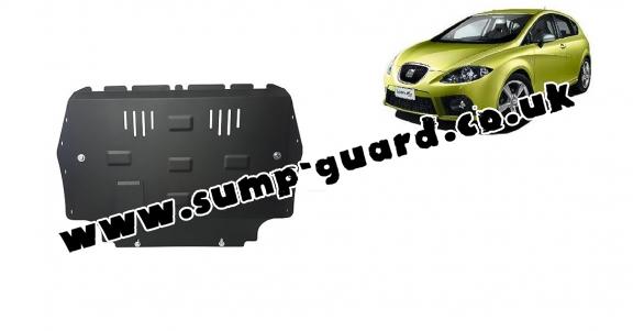 Steel sump guard for the protection of the engine and the gearbox for Seat Leon