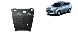 Steel sump guard for Peugeot 4007