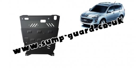 Steel sump guard for Peugeot 4007