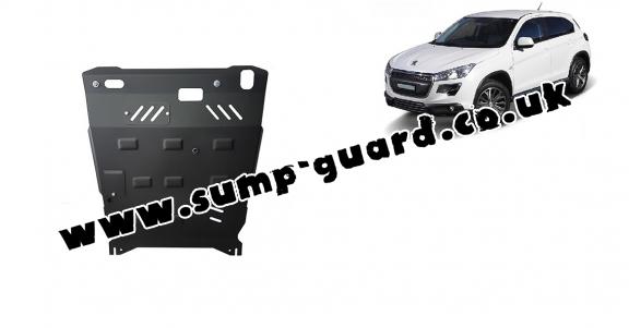 Steel sump guard for Peugeot 4008