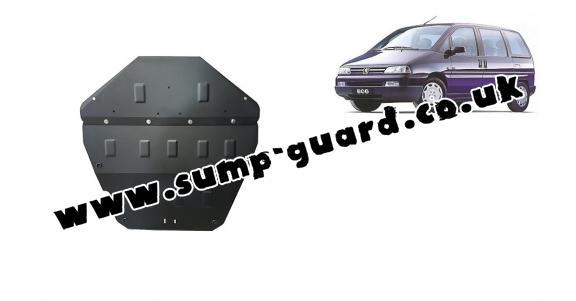 Steel sump guard for Peugeot 806
