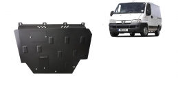 Steel sump guard for Peugeot Boxer