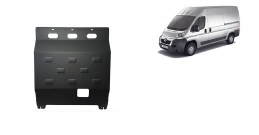 Steel sump guard for Peugeot Boxer