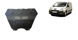 Steel sump guard for the protection of the engine and the gearbox for Peugeot Expert