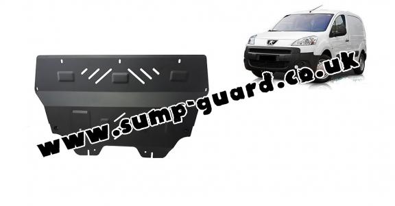 Steel sump guard for Peugeot Partner