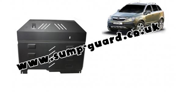 Steel sump guard for Vauxhall Antara