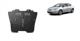 Steel sump guard for Vauxhall Astra J