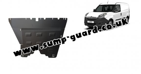 Steel sump guard for Vauxhall Combo