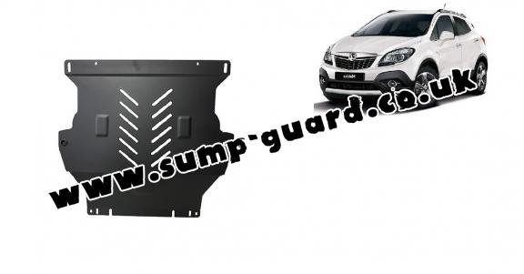 Steel sump guard for Vauxhall Mokka