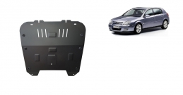 Steel sump guard for Vauxhall Signum