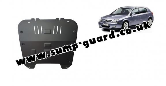 Steel sump guard for Vauxhall Signum