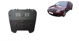 Steel sump guard for Vauxhall Vectra C