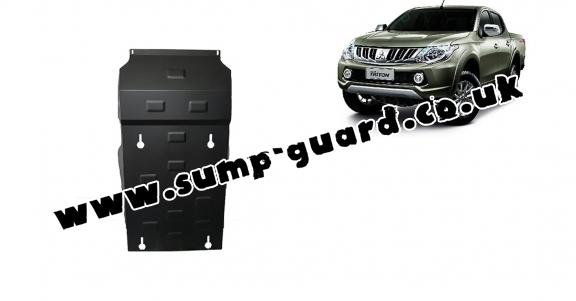 Steel sump guard for Mitsubishi L200