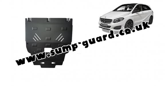 Steel sump guard for Mercedes B-Class W246