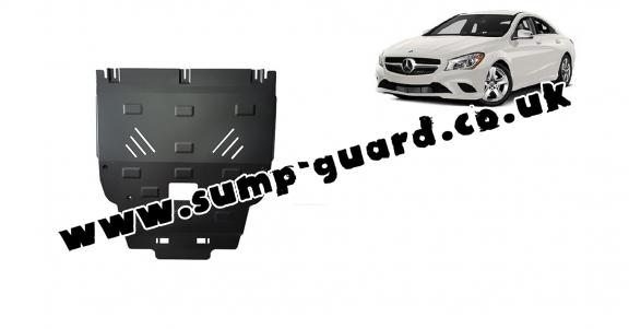 Steel sump guard for Mercedes CLA X117