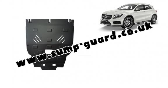 Steel sump guard for Mercedes GLA X156