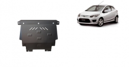 Steel sump guard for Mazda 2