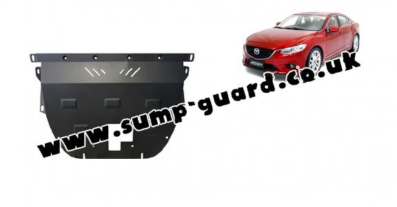 Steel sump guard for Mazda Atenza